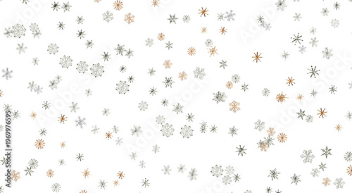 Decorative snowflake patter...