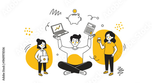 Man save cash plan work rich kids bank fund life help wife home fast