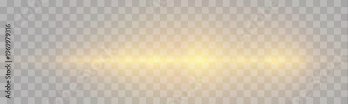 Bright golden dust shines with radiant sparkle. Floating glitter creates magical glow. Perfect design element for luxury backgrounds and banners. Vector
