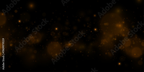 Radiant golden dust glows with bright glitter sparks. Smooth shimmer adds elegant visual motion. Perfect design element for luxury backgrounds and banners. Vector