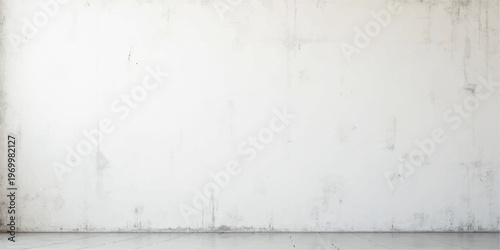 A weathered grey concrete wall features a dirty grunge texture and aged cement surface with a rough vintage pattern ideal for an old stone architecture material background