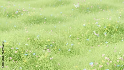 자연 숲속 초록 자연풍경 잔디와 나뭇가지 빛,Nature forest green natural scenery grass and twig light,