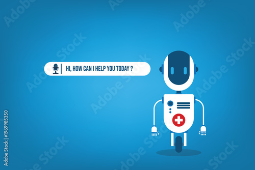 Healthcare AI Assistant Chatbot Medical Support Technology Telemedicine Help Service Automation Digital Health Communication Interface