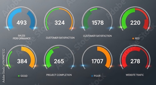 Data Dashboard with Performance Metrics and Analytics.