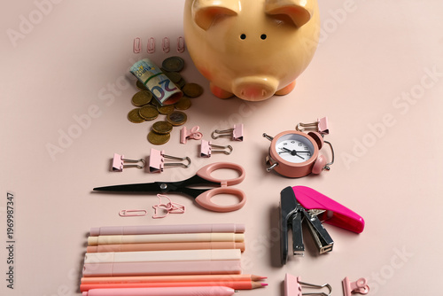 Different school stationery...