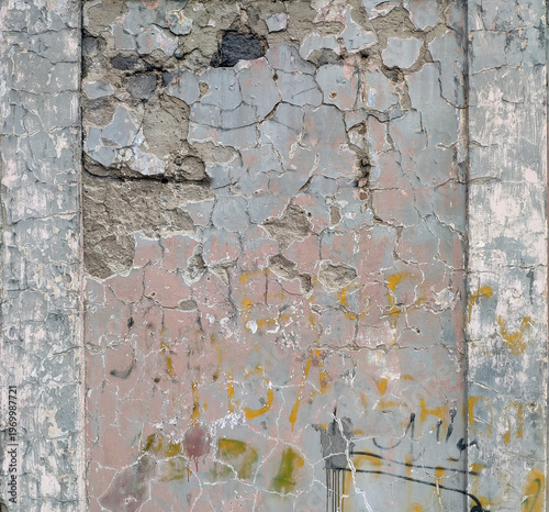 Old painted wall or abstraction canvas
