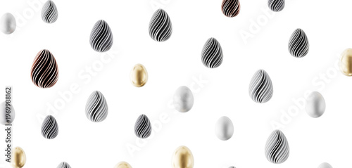 Elegant Easter egg arrangem...