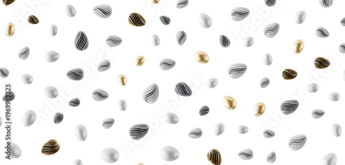 Abstract pattern with gold,...