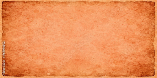 A vintage brown aged parchment paper texture with a grungy stained effect creates an antique sepia backdrop for retro book design and ancient blank page art