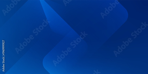 Corporate Blue Geometric Background with Cutting Edge Technology Gradient and Digital Network Elements