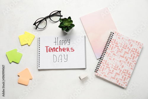 Notebooks with text HAPPY T...