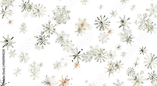 Elegant snowflake pattern p...
