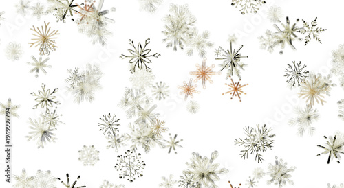 Abstract winter background with snowflakes. Perfect for Christmas, New Year, and seasonal designs.