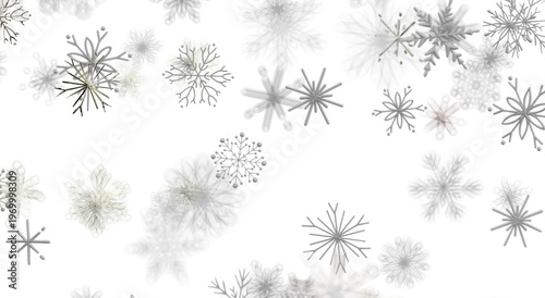 Abstract snowflake pattern ...