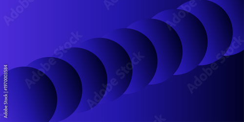 Blue modern abstract background, gradient mesh, geometric shapes and dynamic wave elements. Technology concept, corporate design, digital futuristic style. Flat vector illustration isolated on white b