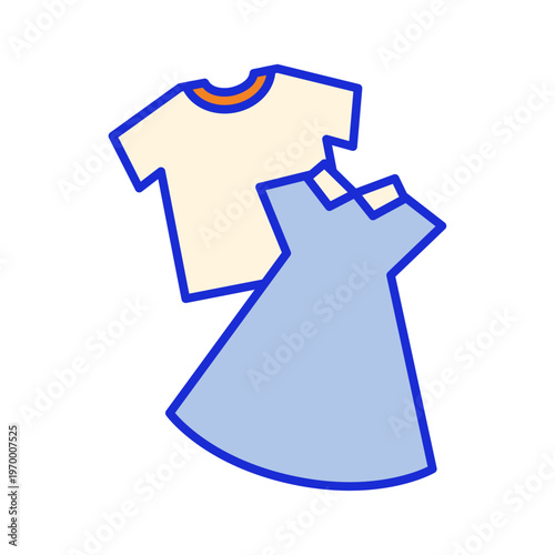 通気性の良い服装の熱中症対策アイコン