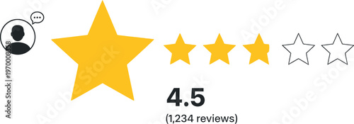 Customer review shows four and a half out of five stars.