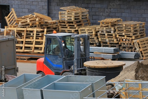 loader in the warehouse