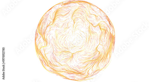 Abstract golden lines flow ...