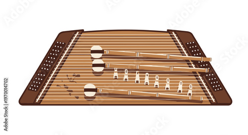 Hammered dulcimer musical instrument traditional folk music