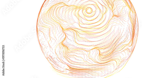 Gold abstract lines create ...