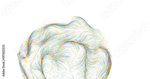 Abstract artwork of colorfu...