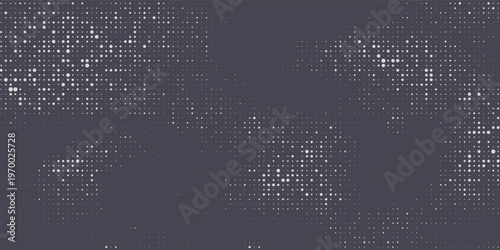 Halftone Hexagonal Pattern Vector Abstract Geometric Technology Background. Retro Colored Half Tone Hexagons Texture. Minimal Style Dynamic Tech.Wallpaper. Eps10