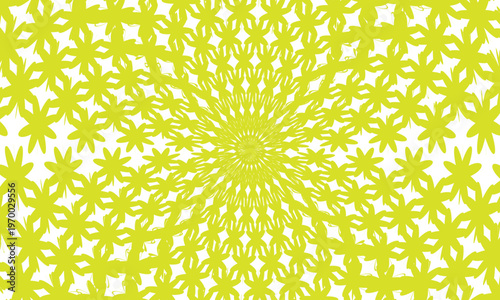 Abstract seamless yellow and white colour arc vector Pattern can be used for Background ,fabrics, textile, wallpaper etc