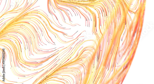 Abstract colorful wavy line...