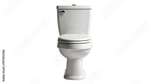 Картината върху платно Modern ceramic two-piece toilet with elongated bowl, featuring a sleek tank and