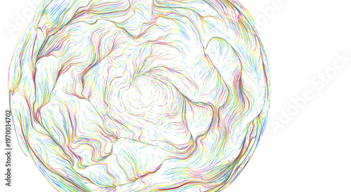 Abstract design of flowing ...