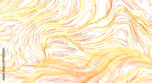 Abstract artwork of flowing...