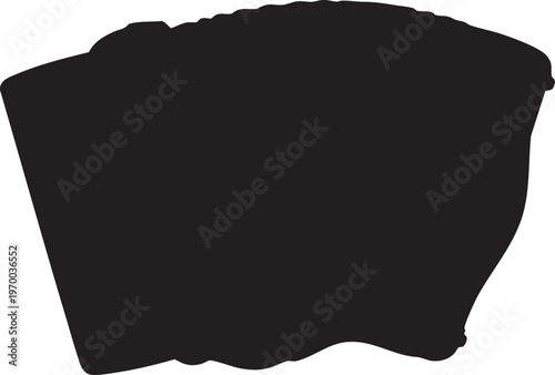 Close up of a toasted slice of bread on a white background isolated food item