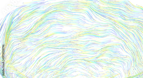 Abstract flowing lines with...