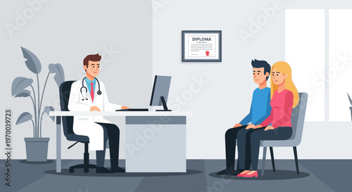 Doctor discusses conception awareness with international donor on a special day