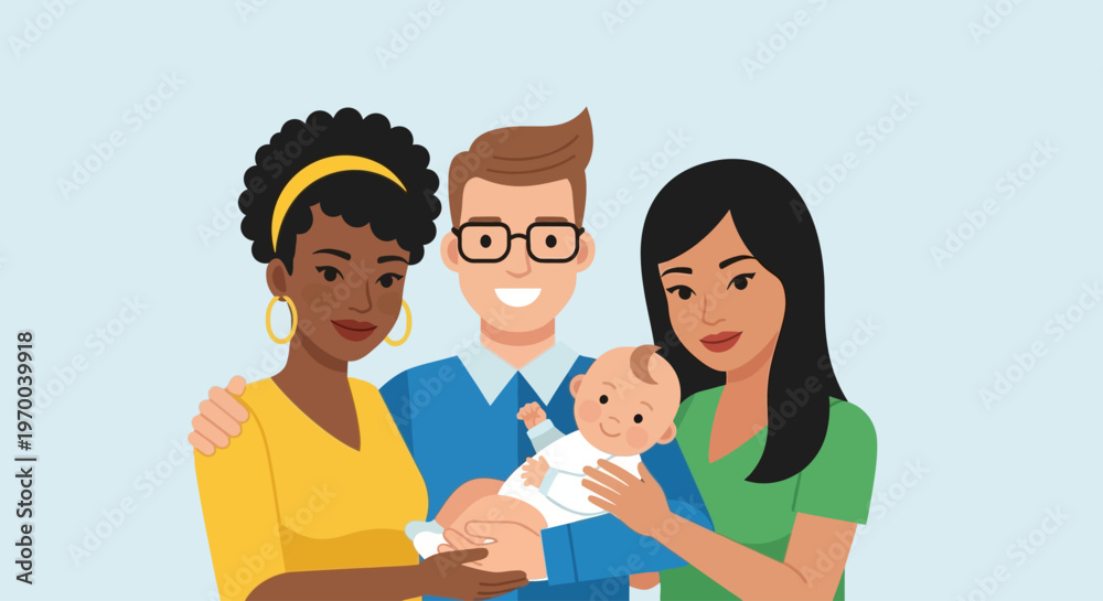 Obraz premium International Donor Conception Awareness Day promotes family love
