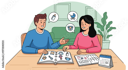 Couple discusses family planning on International Donor Conception Awareness Day at home