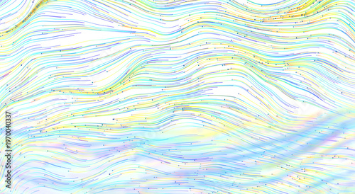 Abstract and colorful wavy ...