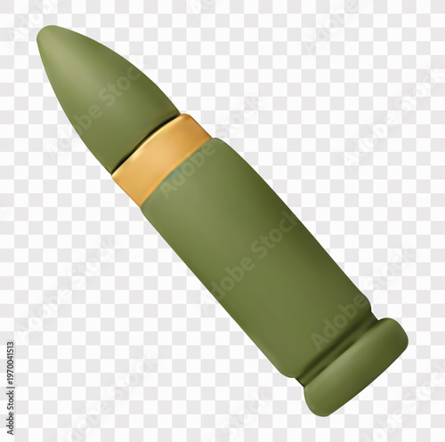 Military and Army Equipment Vector Icon Set | 3D icon set | bullet
