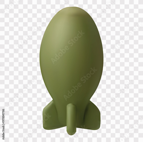 Military and Army Equipment Vector Icon Set | 3D icon set | bomb
