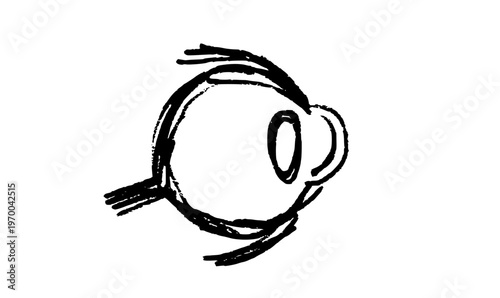 Human eye scetch