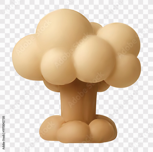 Military and Army Equipment Vector Icon Set | 3D icon set | explosion cloud