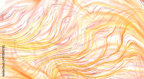 Warm colored abstract illus...