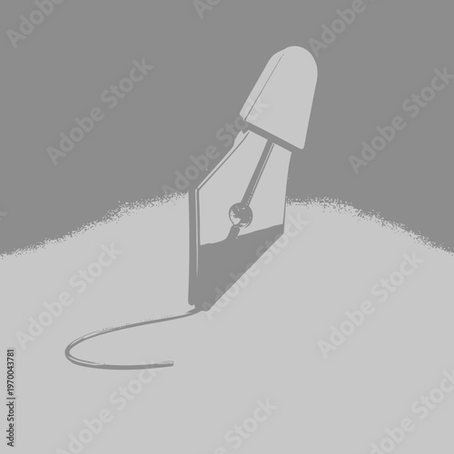 Minimalist monochrome fountain pen vector icon for educational applications, creative writing projects, and literary communication design. Embodying knowledge, artistry, and learning