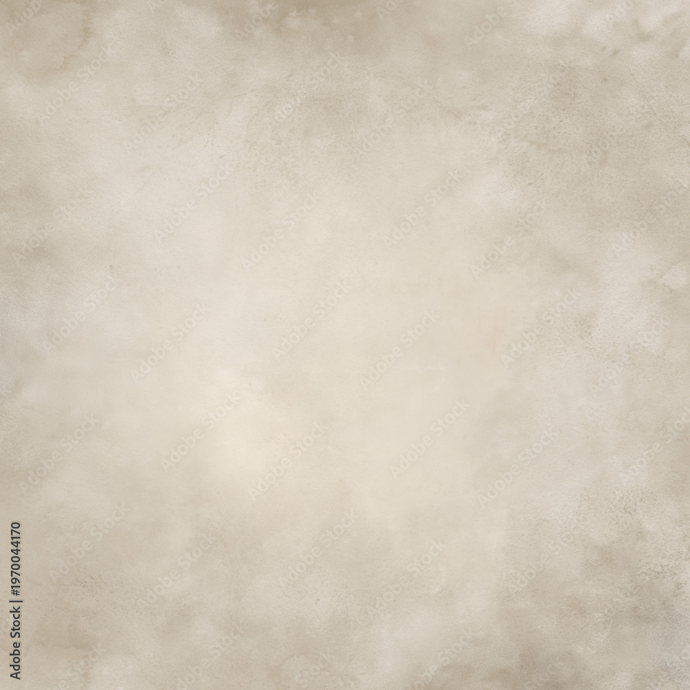 Obraz premium Beige aged watercolor background. Watercolor digital illustration. Concept of an antique scroll, paper, or parchment. Background with an old stone wall texture and light splashes. Not AI.