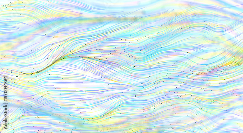Abstract image with flowing...