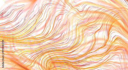 Abstract and artistic background with gold and orange lines, perfect for creative projects.