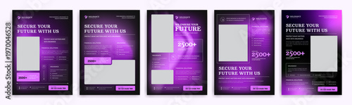 Insurance agency flyer template