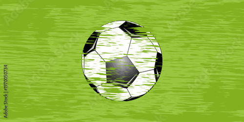 Football seamless pattern. Ball texture background. Flat style. Repeating ball pattern. Soccer ball pattern. Vector illustration.