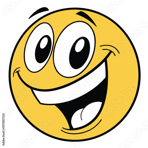Smiley Face Happy smiley emoji vector yellow happy circle face